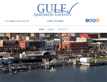 Tablet Screenshot of gulfapartmentlocators.com